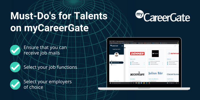Must-Dos für Talente auf myCareerGate Header (6)
